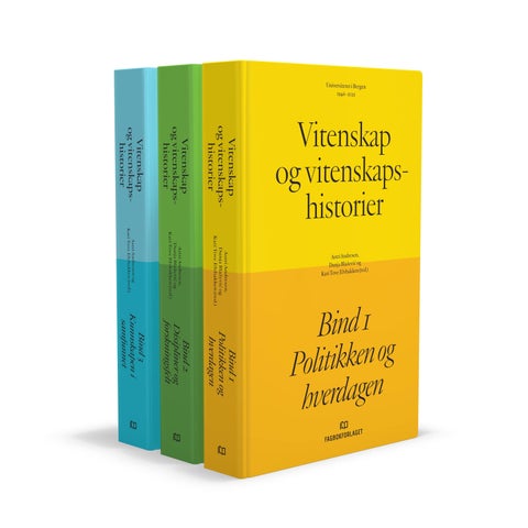 Vitenskap og vitenskapshistorier - Bind 1-3 : Universitetet i Bergen 1946-2021