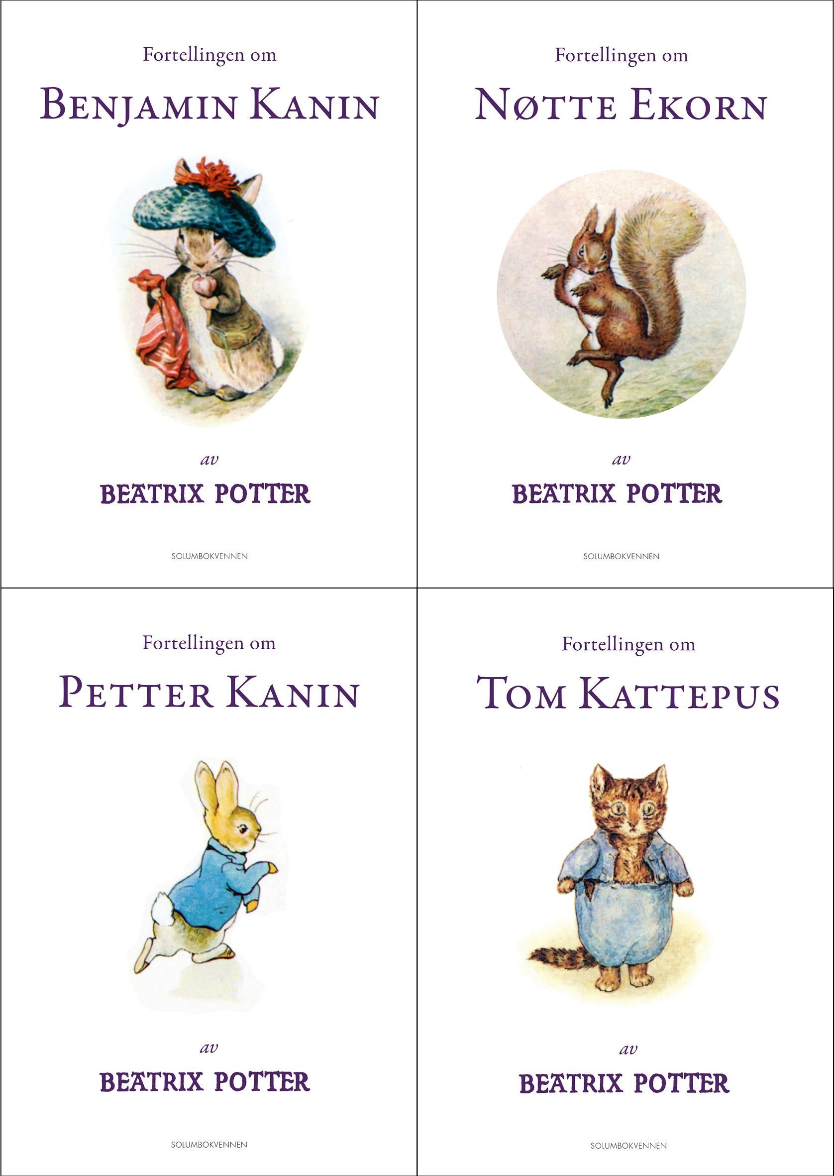 Beatrix Potter-pakke - Petter Kanin og vennene