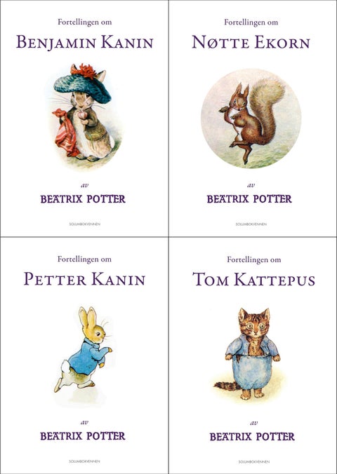 Beatrix Potter-pakke - Petter Kanin og vennene