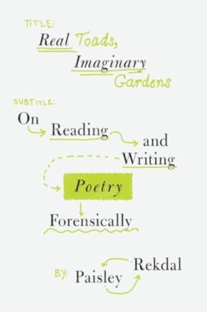 Real Toads, Imaginary Gardens - On Reading and Writing Poetry Forensically