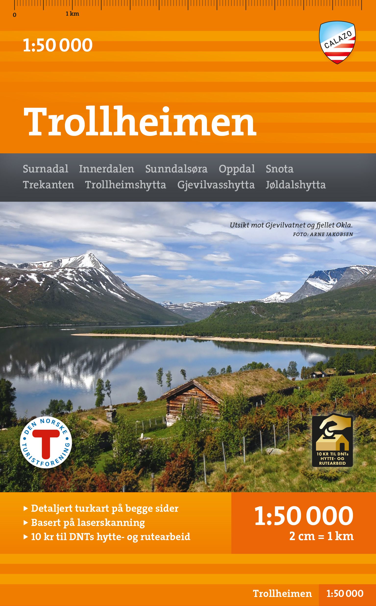 Trollheimen Hiking Map