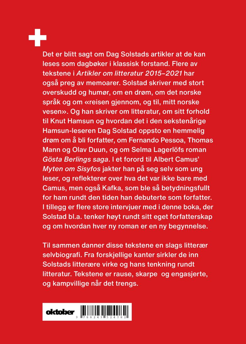 Artikler om litteratur 2015-2021