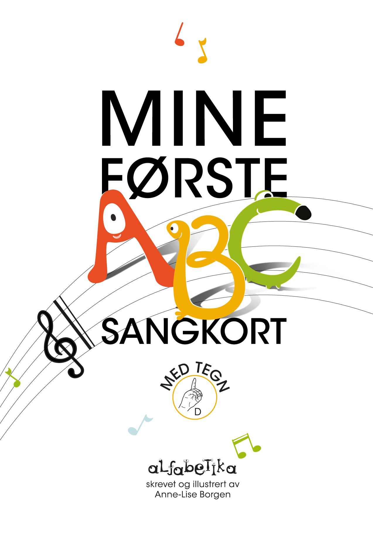Mine første ABC sangkort - med tegn : shufflebook