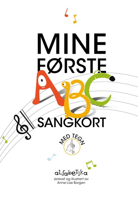 Mine første ABC sangkort - med tegn : shufflebook
