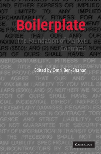 Boilerplate - The Foundation of Market Contracts