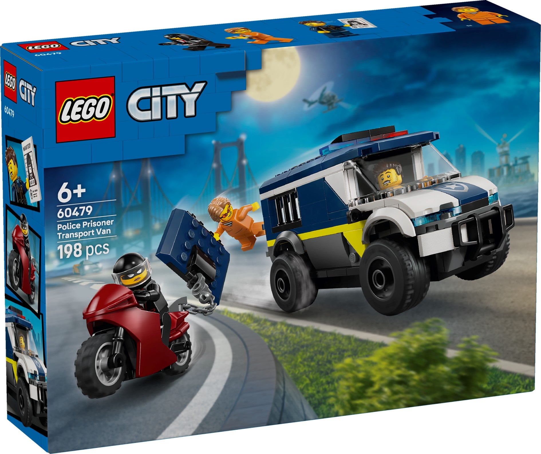 Lego Politibil for fangetransport 60479