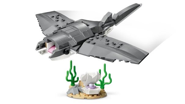 Lego Blodtørstig hai med skattkiste 31381