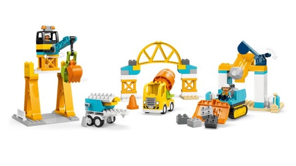Lego 3-i-1 Byggeplass med anleggsmaskiner 10476