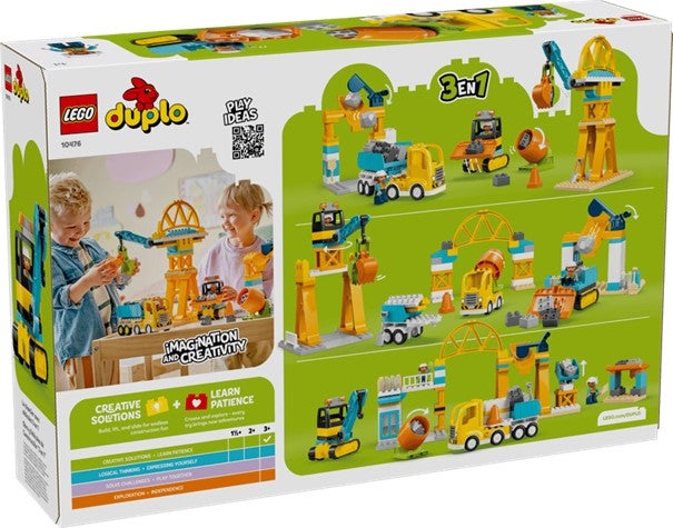 Lego 3-i-1 Byggeplass med anleggsmaskiner 10476