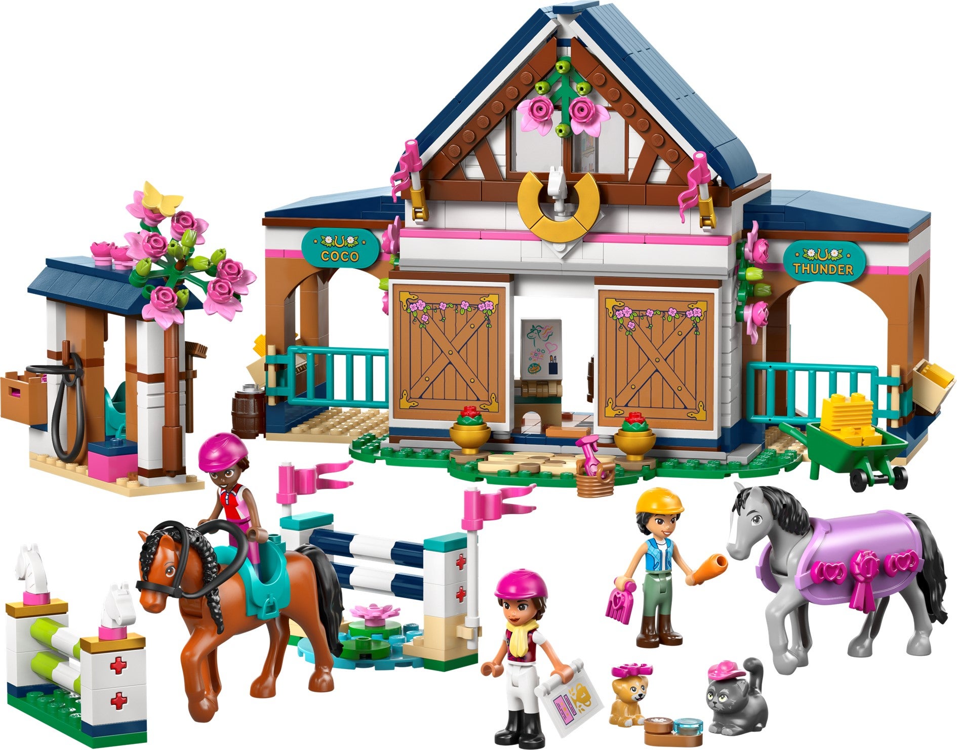 Lego Rideskole med stall 42688