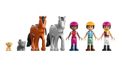Lego Rideskole med stall 42688