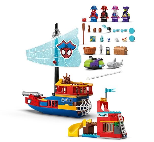 Lego Team Spideys sjørøverskute 11208