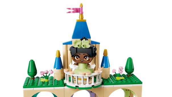 Lego Miniatyrer av Belle og Tiana med slott 43291
