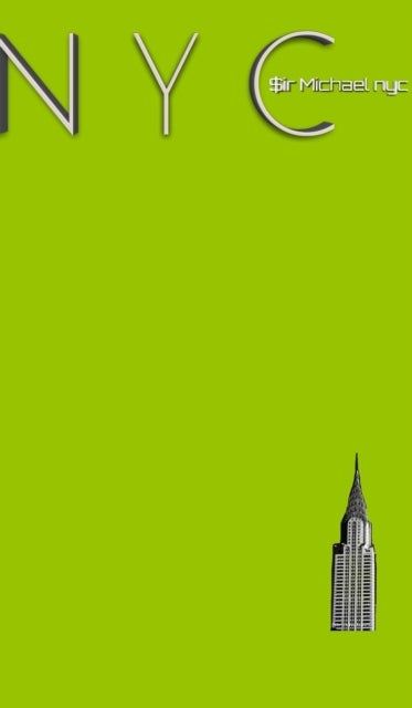 NYC Chrysler building chartruce grid style page notepad Michael Limited edition - NYC Chrysler building chartruce grid style page notepad Michael