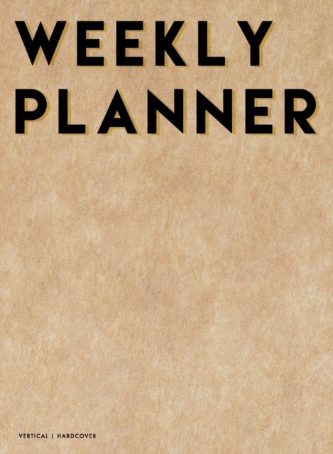 Vertical Weekly Planner 2020-2021 - 18 Month Hardcover Weekly, Monthly & Yearly Planner 2020 2021 8.25" x 10.75" July 2020 - December 2021 2 Pages per Week 1 Column per Day Hourly Increments