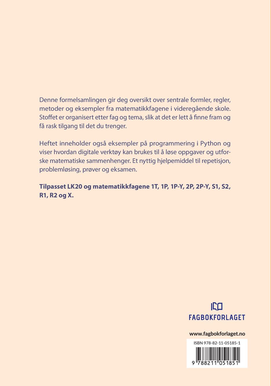 Formelsamling i matematikk