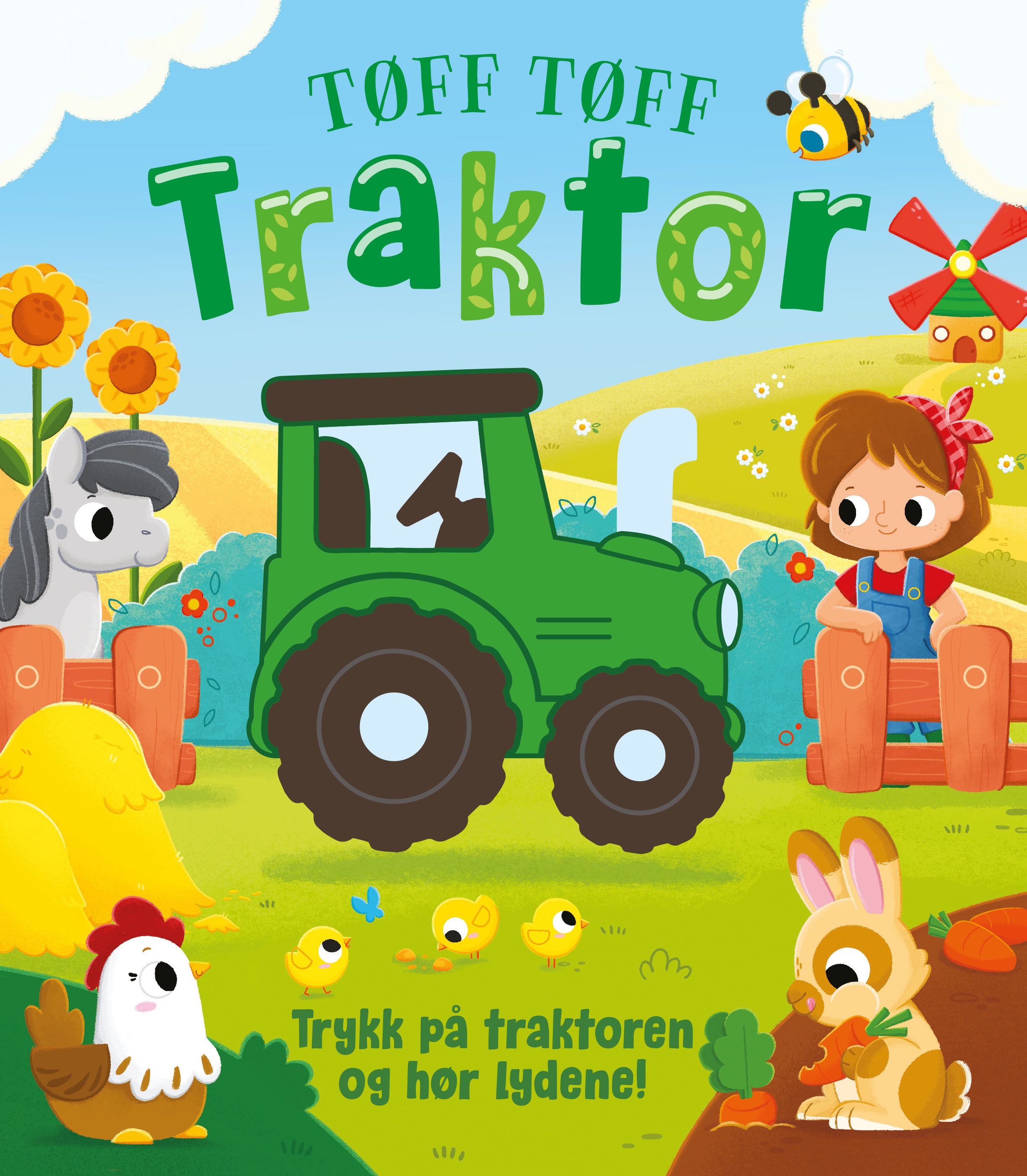 Tøff tøff traktor - trykk på traktoren og hør lydene
