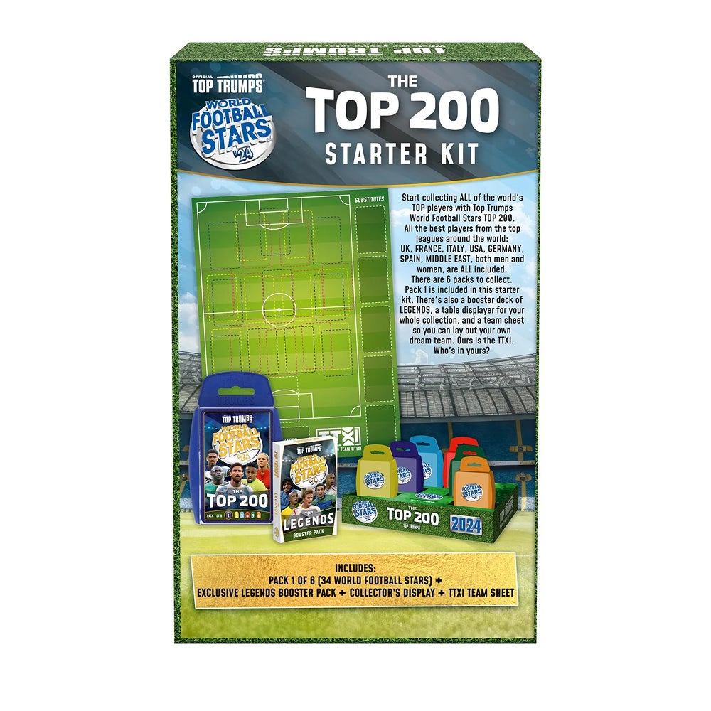 Kortspill Top Trump World Football Stars Starter Kit