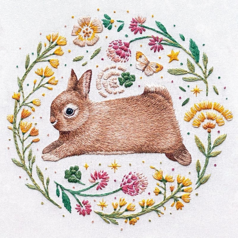 Kortpakke Embroidery Emillie Ferris 20pk