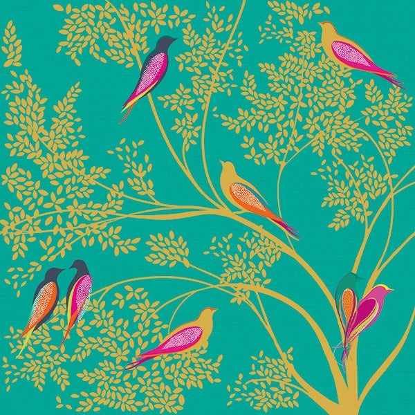 Kort Sara Miller Birds In Tree