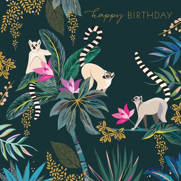 Kort Sara Miller Lemurs Jungle