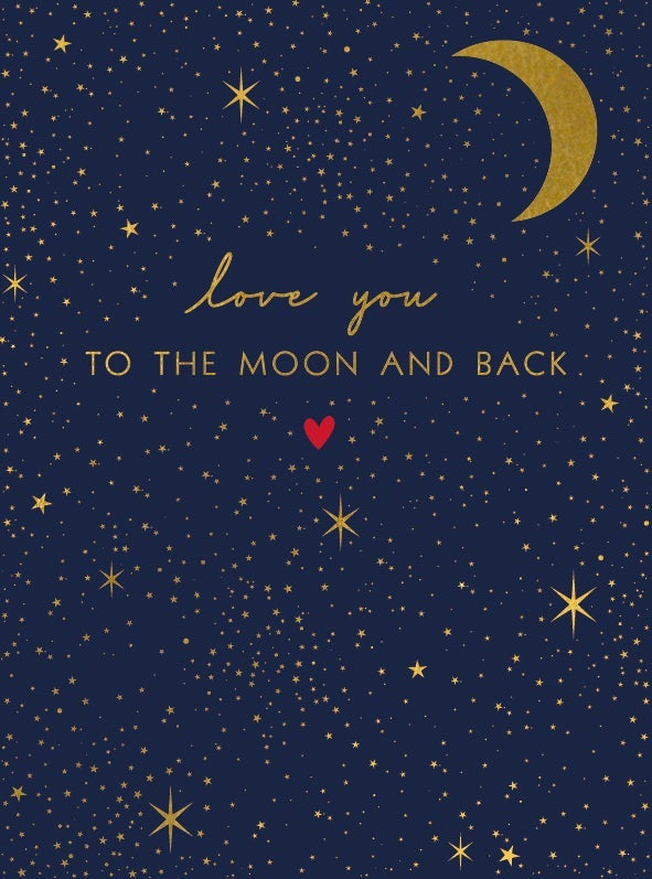 Kort Sara Miller Love You To The Moon & Back