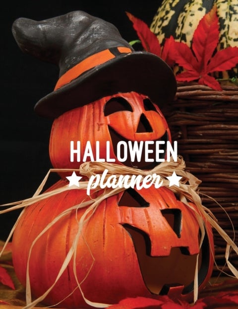 Halloween Planner - Plan Party, Costumes Design, Decorations, Trick or Treating, & School Classroom Parties, Writing Fall Bucket List, October Calendar, Gift, Journal Notebook, Book