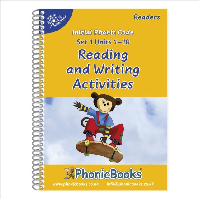 Phonic Books Dandelion Readers Reading and Writing Activities Set 1 Units 1-10 - Sounds of the alphabet and adjacent consonants