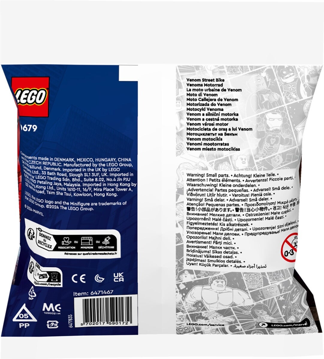 Lego Venoms gatemotorsykkel 30679