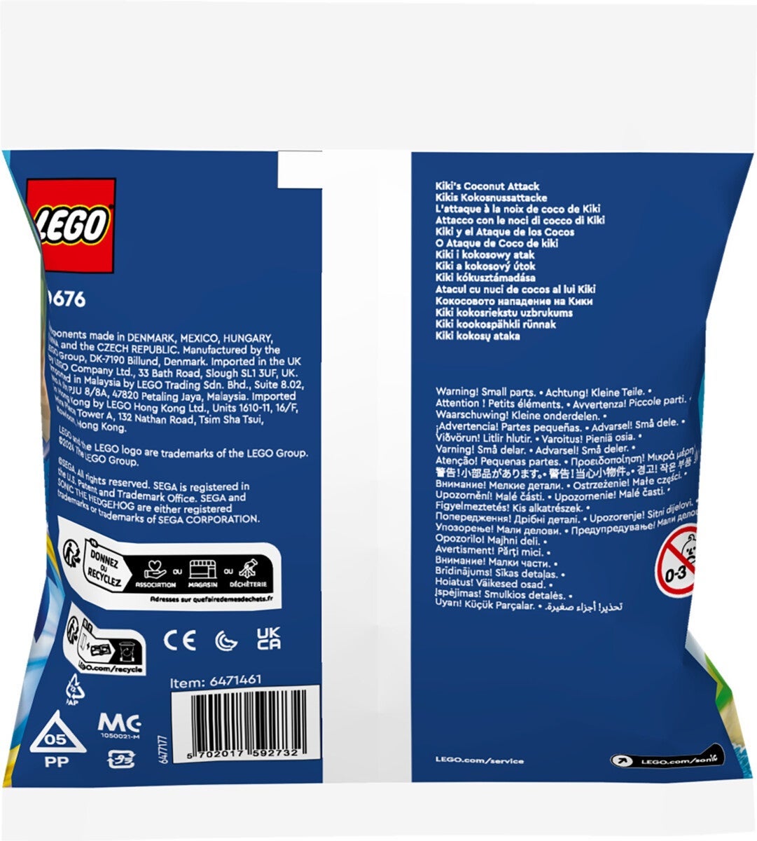 Lego Kikis kokosnøttangrep 30676