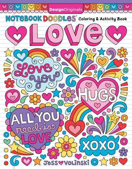 Notebook Doodles Love - Coloring & Activity Book