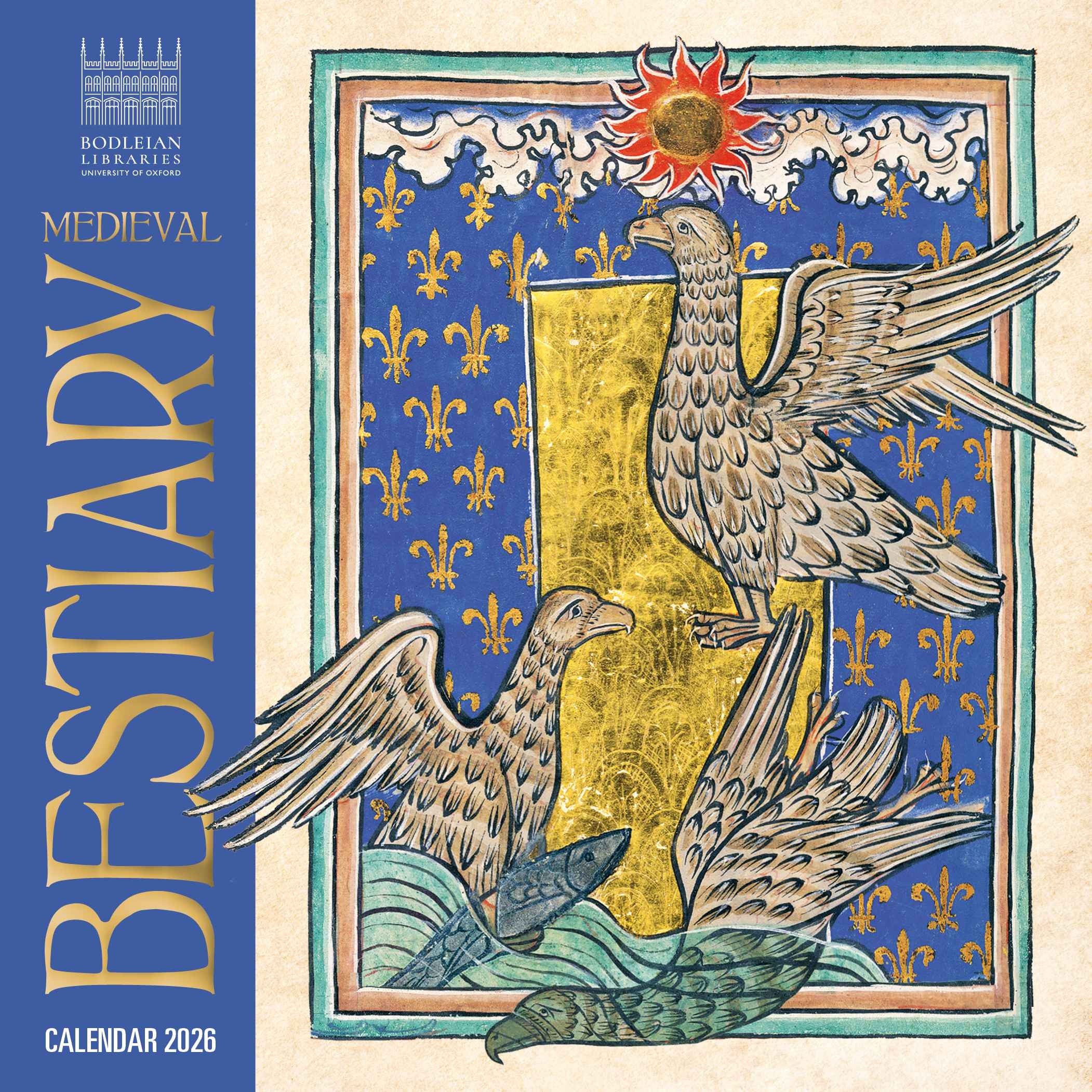 Kalender 2026 18x18 Medieval Bestiary