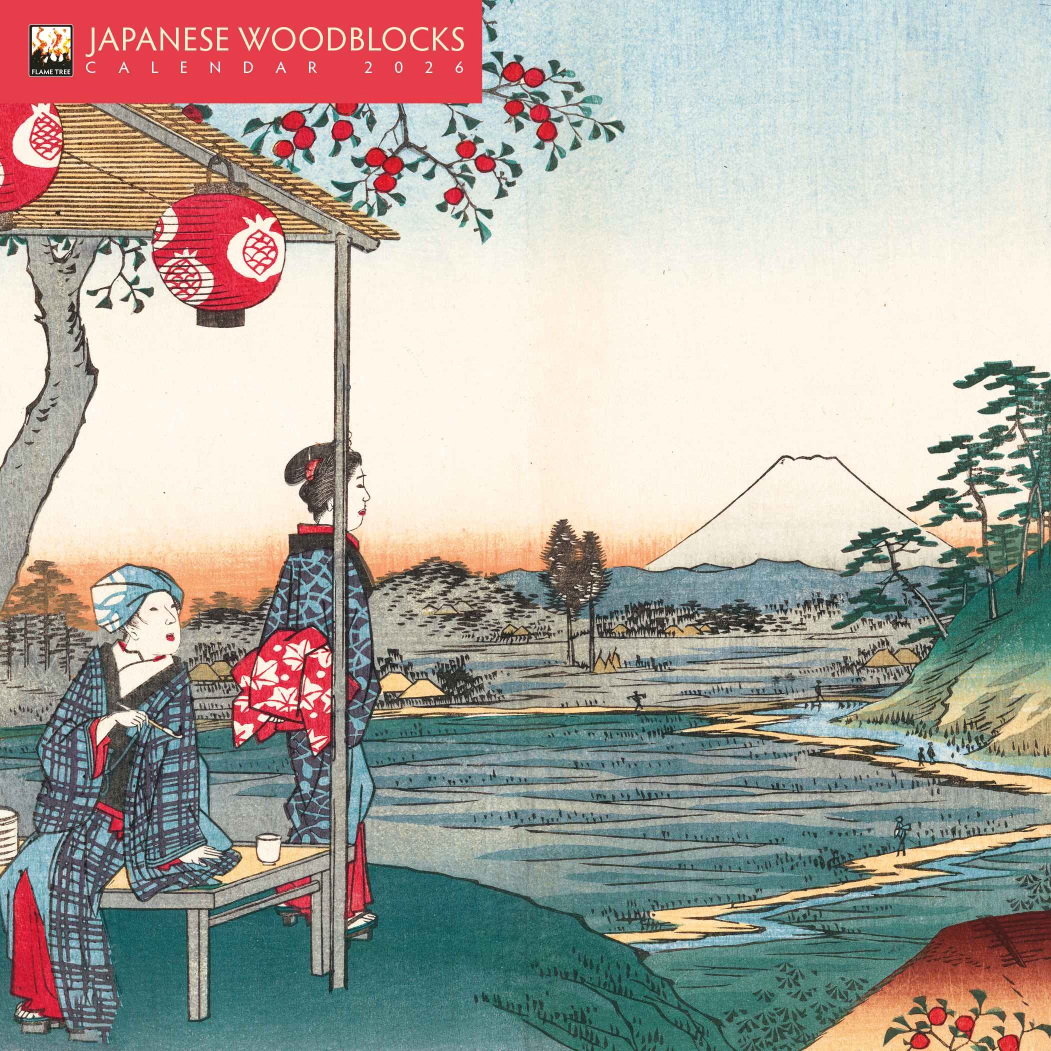 Kalender 2026 18x18 Japanese Woodblocks