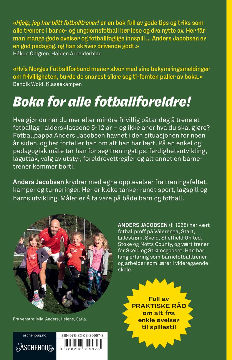 Hjelp, jeg har blitt fotballtrener!