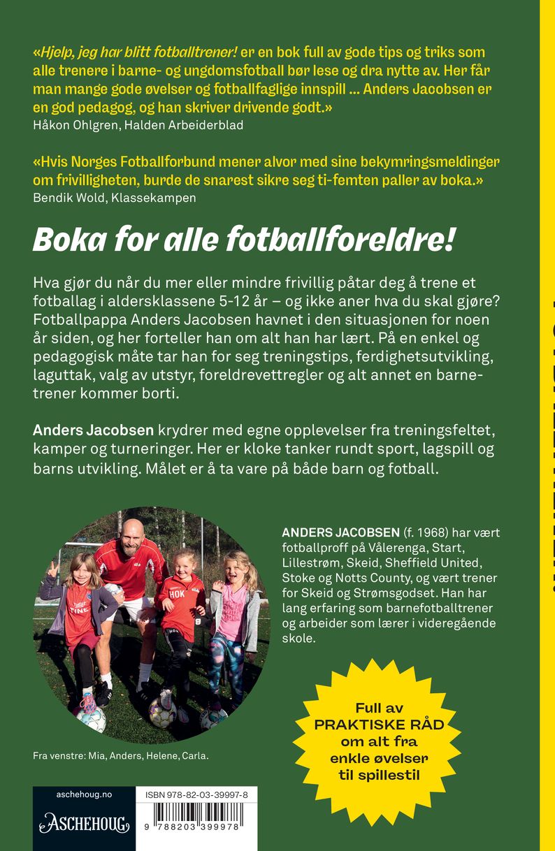 Hjelp, jeg har blitt fotballtrener!