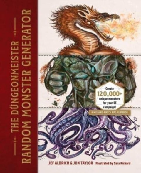 The Dungeonmeister Random Monster Generator - A Mix-and-Match RPG Flipbook