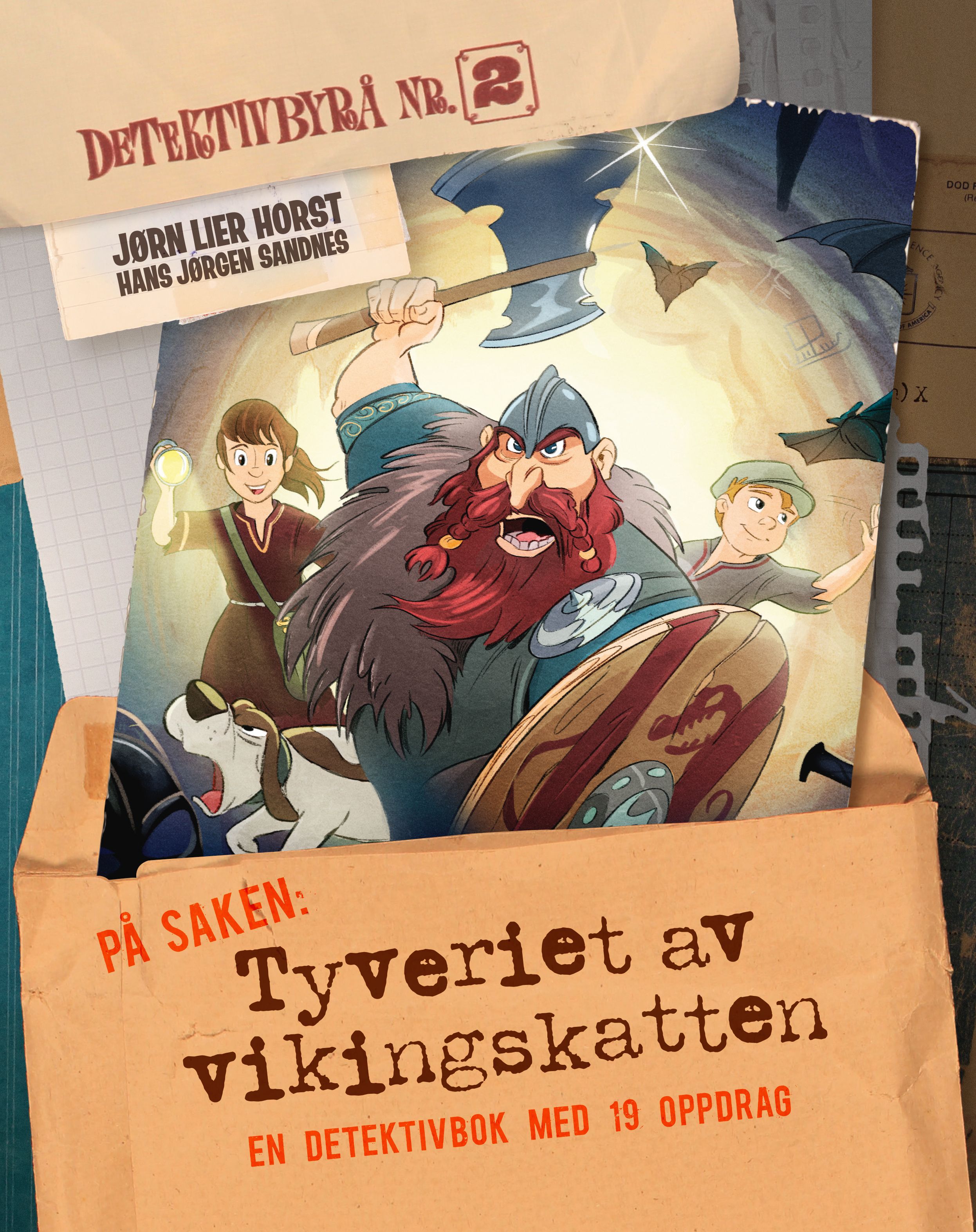 Tyveriet av vikingskatten - en detektivbok med 19 oppdrag