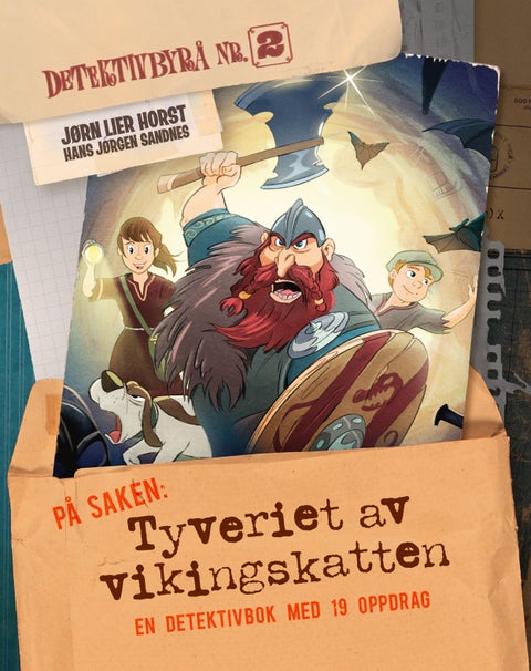 Tyveriet av vikingskatten - en detektivbok med 19 oppdrag