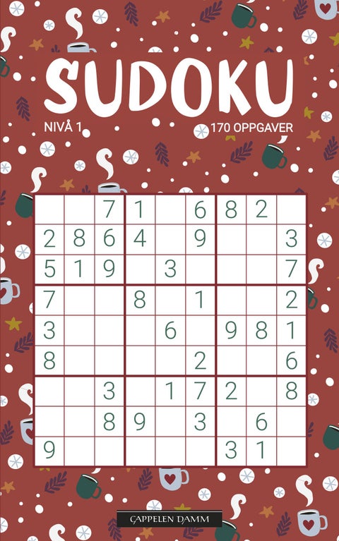 Sudoku - nivå 1 : 180 oppgaver