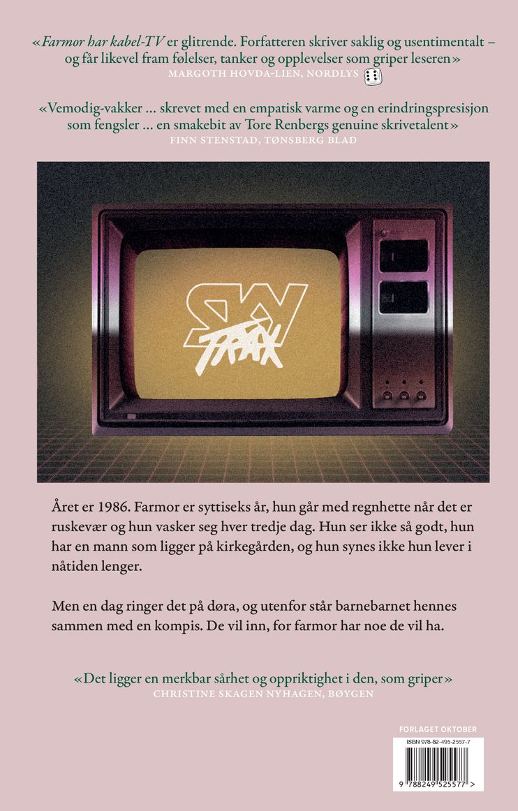 Farmor har kabel-tv