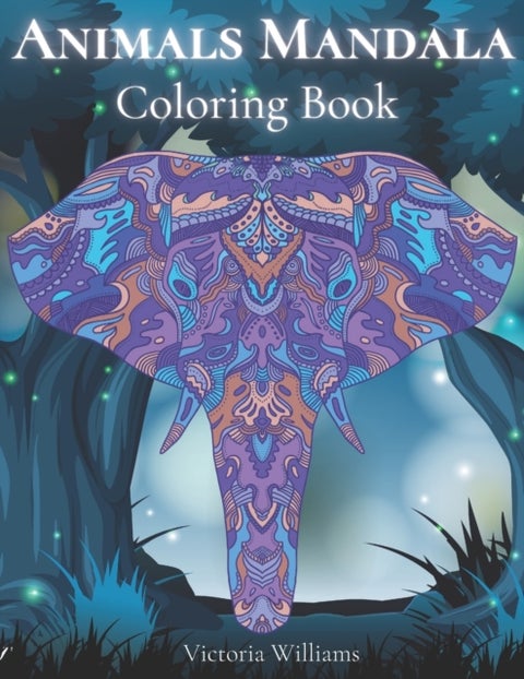 Animals Mandala Coloring Book - Animals Doodle and Mandala Patterns Coloring Book with Cute Animal