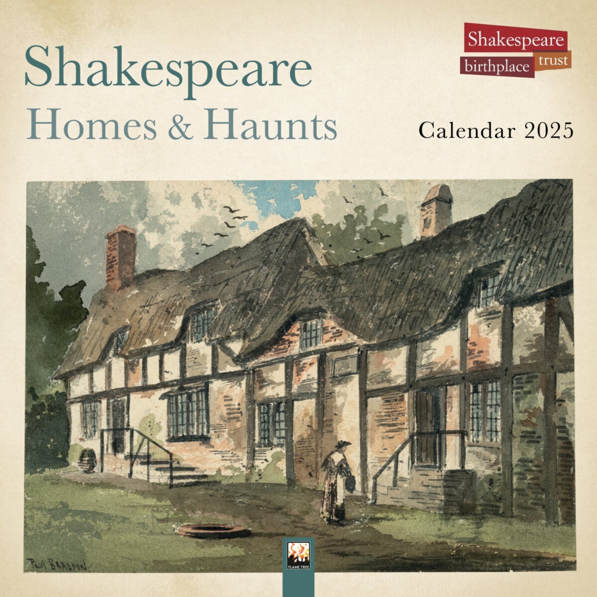Kalender 2025 Shakespeare 30x30cm