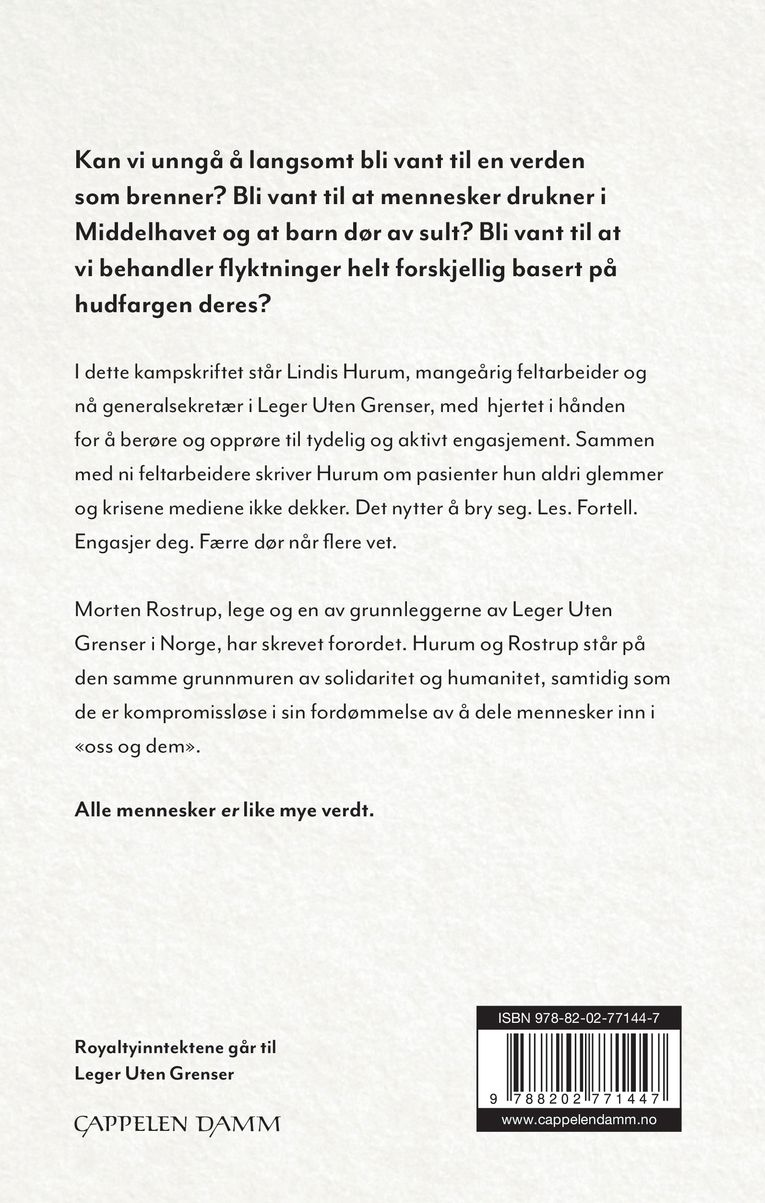 Alle mennesker er ikke like mye verdt