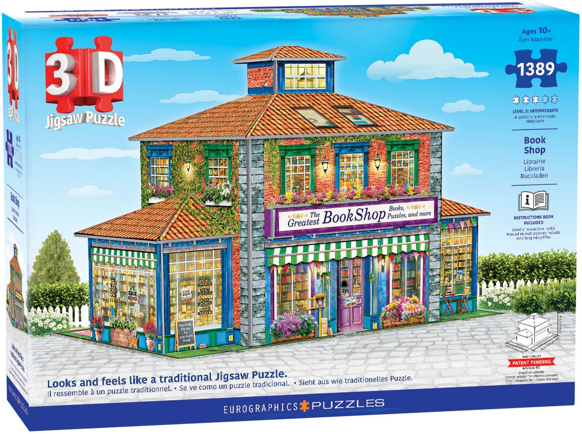 Puslespill 3D 1100 Bokhandel
