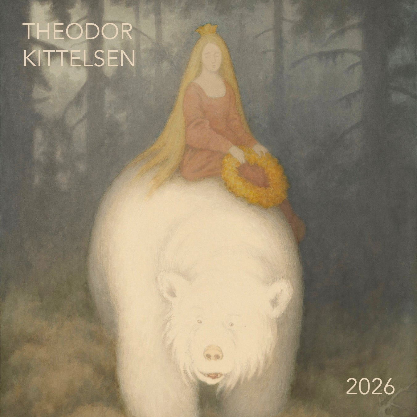 Kalender 2026 T. Kittelsen 30X30Cm