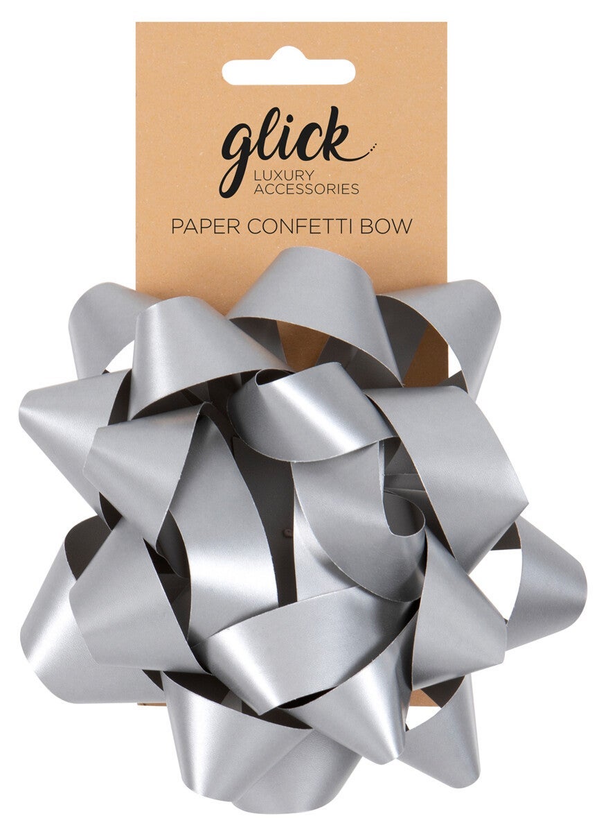 Rosett Papir Confetti Sølv