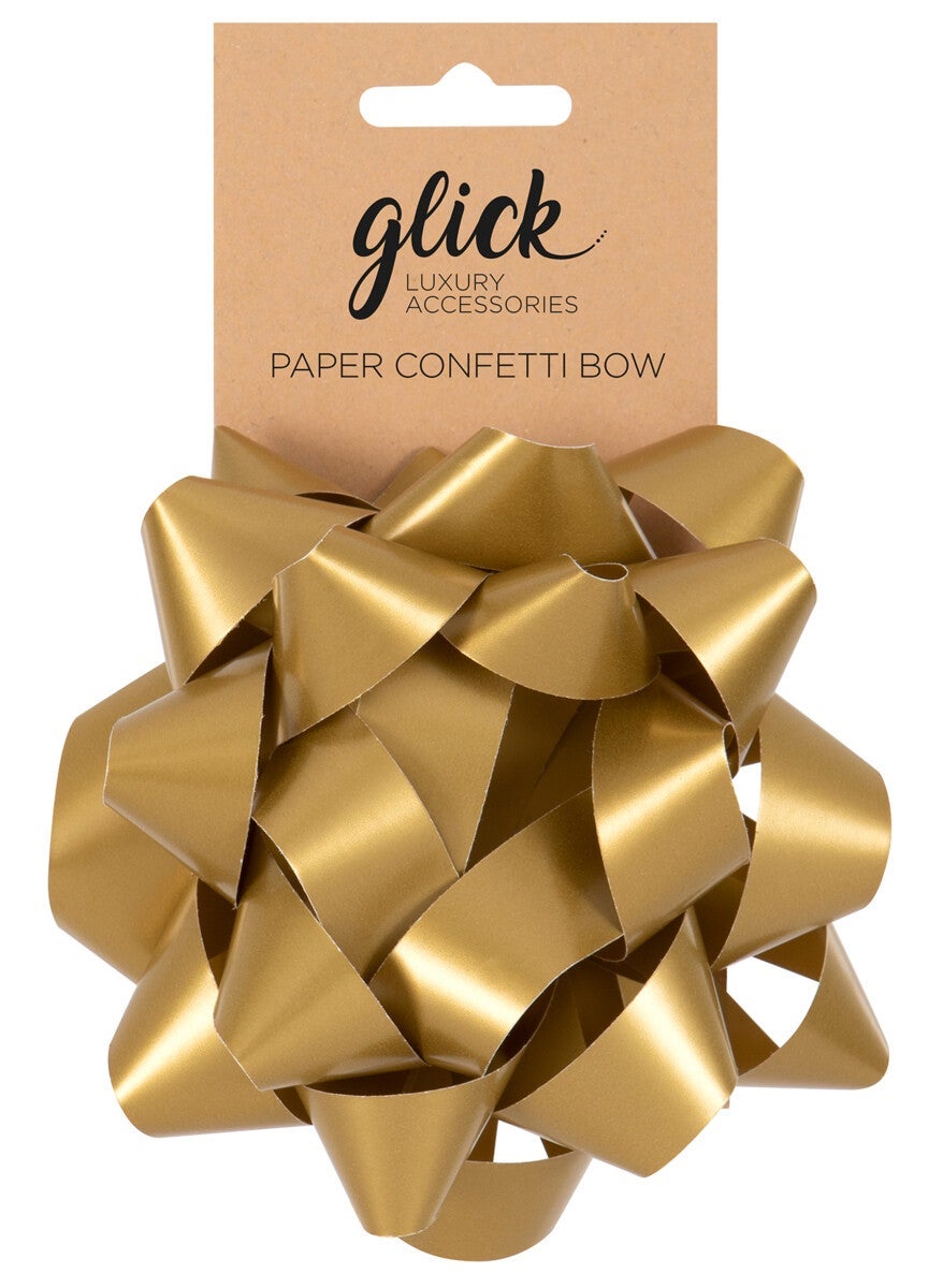 Rosett Papir Confetti Gull