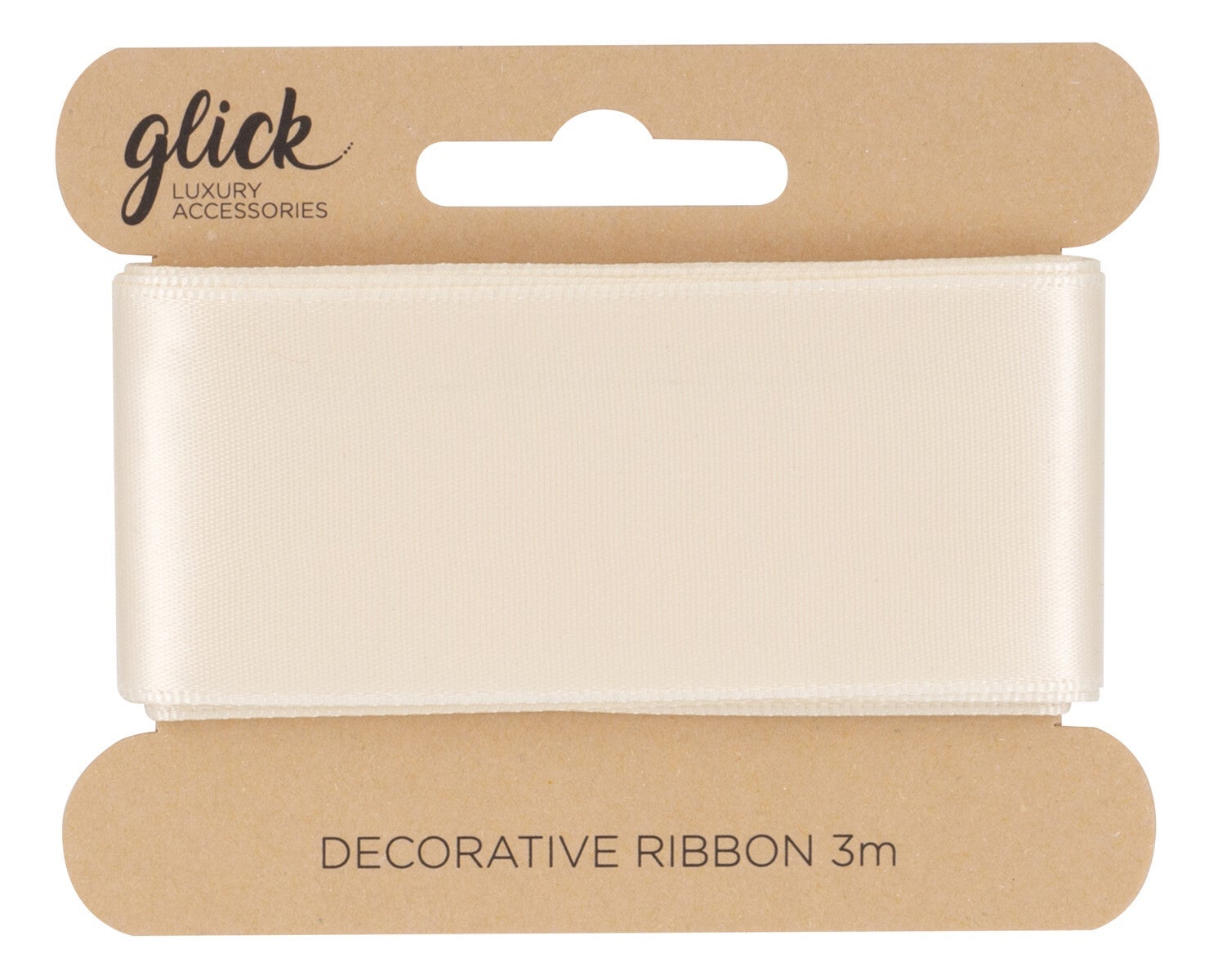 Silkebånd 3m Cream