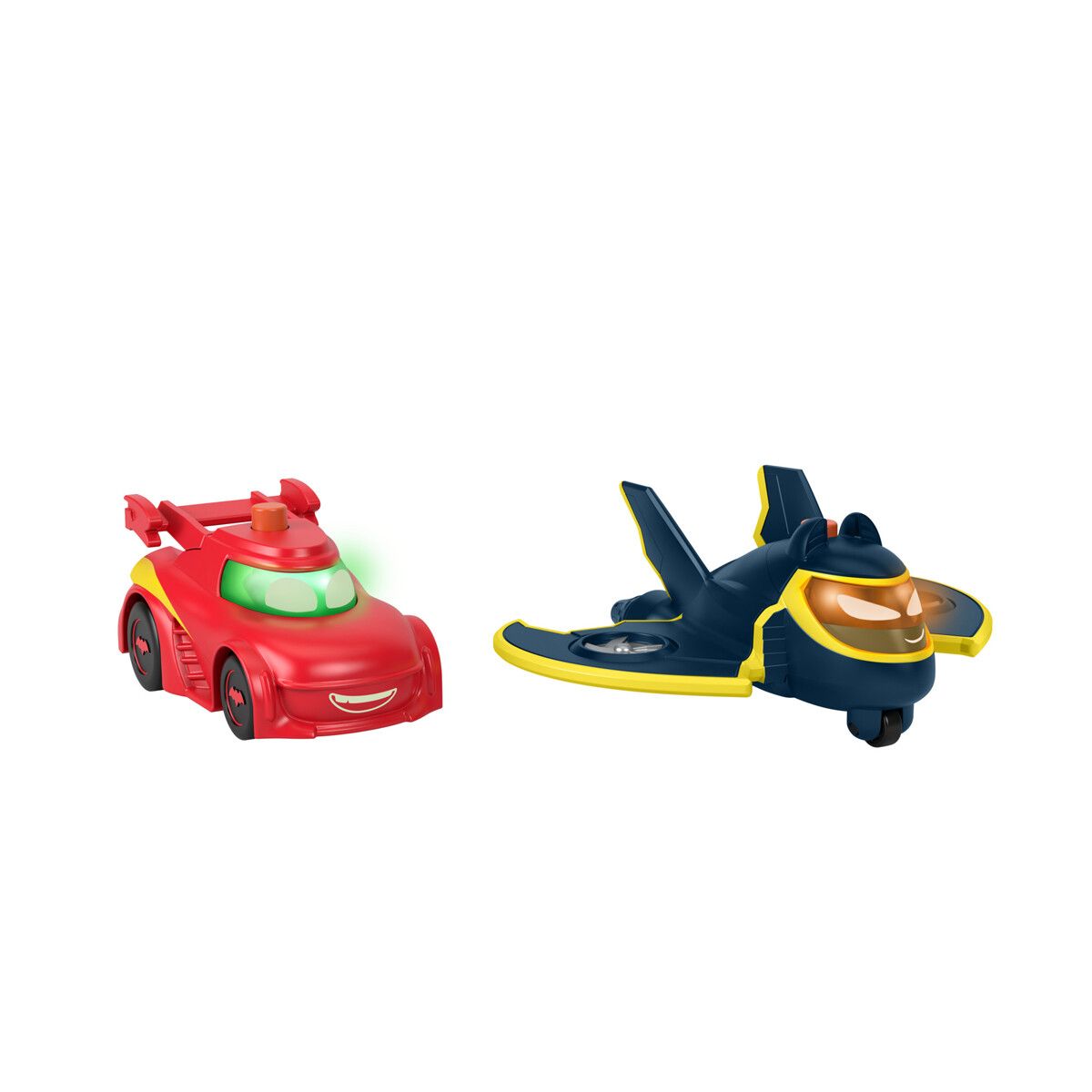 Batwheels 1:55 Red Bat M Lys 2Pk