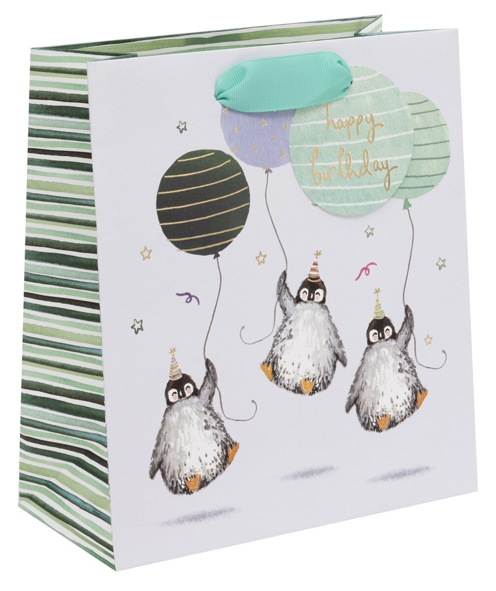 Gavepose M Birthday Penguin